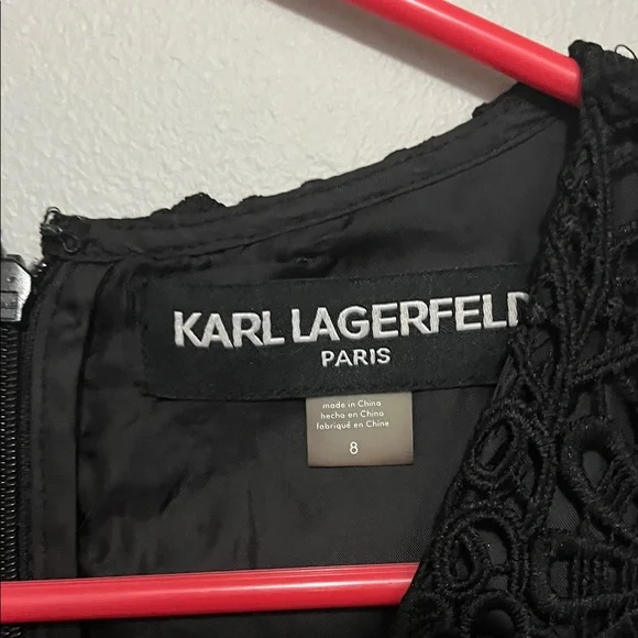 NWT Karl Lagerfeld  Lace Sleeveless Dress - Picture 2 of 8